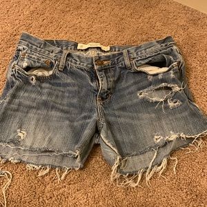 Abercrombie and fitch jean shorts